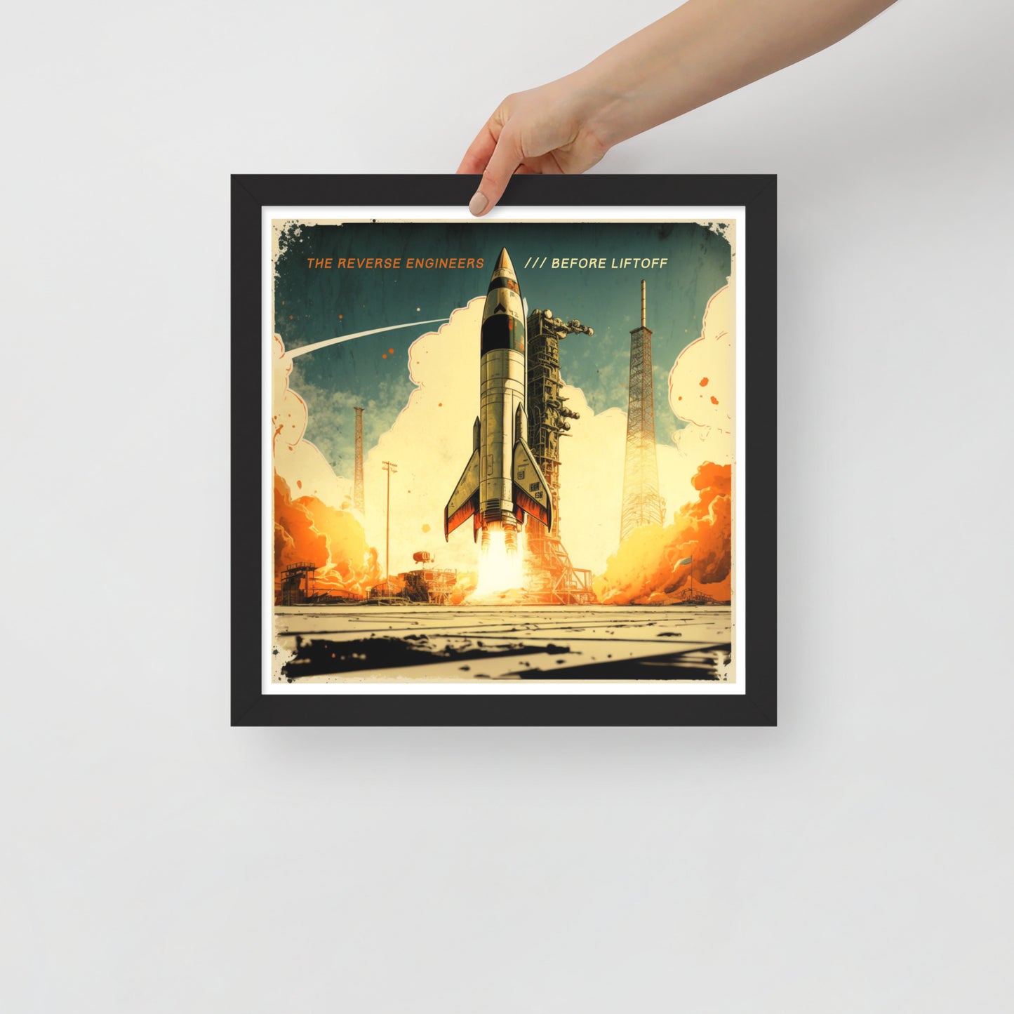 Before Liftoff Framed Print